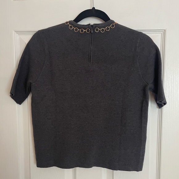 Knitted Gold Detail Blouse ⚜️ - Picture 4 of 5